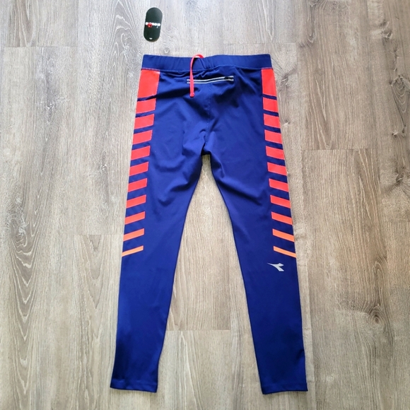 BRAND NEW Diadora Running Tech Advanced Leggings Mens Size Medium - Picture 6 of 11
